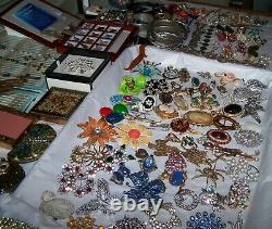 Antique VTG Jewelry Lot Art Deco Victorian & More Haskell Bernard Coro Sterling