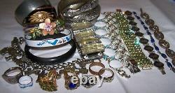 Antique VTG Jewelry Lot Art Deco Victorian & More Haskell Bernard Coro Sterling