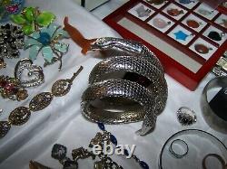 Antique VTG Jewelry Lot Art Deco Victorian & More Haskell Bernard Coro Sterling