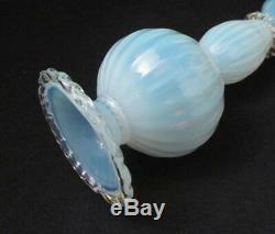 Antique Venetian Salviati Opalescent Glass Vase Italian Murano Victorian Era