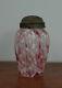 Antique Victorian End Of Day Art Glass Sugar Shaker Mufineer