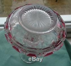 Antique Victorian French Baccarat Glass Scent Perfume Bottle Flakon