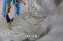 Antique Victorian Theodore Rossler Moser Style Art Glass Water Pitcher Antique Victorian Theodore Rossler Moser Style Art Glass Water Pitcher