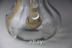 Antique Victorian Theodore Rossler Moser Style Art Glass Water Pitcher Antique Victorian Theodore Rossler Moser Style Art Glass Water Pitcher