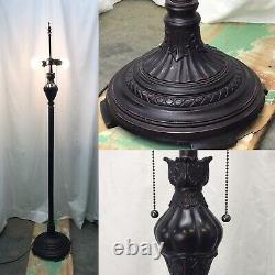 Antique Vtg Style Floor Lamp FOR Stained Glass Tiffany Shade, Victorian Art Deco