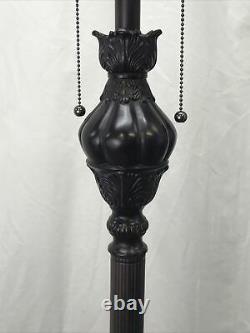 Antique Vtg Style Floor Lamp FOR Stained Glass Tiffany Shade, Victorian Art Deco