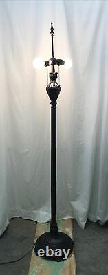 Antique Vtg Style Floor Lamp FOR Stained Glass Tiffany Shade, Victorian Art Deco