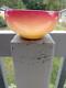 Antique Wheeling Peach Blow Victorian Art Glass Bowl Vase Hobbs Brockunier