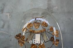 Antique french wedding glass dome victorian globe XIX bridal Globe de mariee