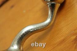 Antique glass towel bar rod rack holder art brass co deco vtg victorian towel