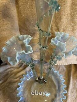 Antique victorian glass epergne