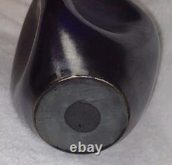 Antiwue LOETZ Cobalt Blue IRIDESCENT GLASS Dimple Vase Quatrafoil Lip 1900S Antiwue LOETZ Cobalt Blue IRIDESCENT GLASS Dimple Vase Quatrafoil Lip 1900S