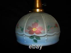 Art Deco Antique Pendant Swag Glass Shade Slip Ceiling Light Fixture Chandelier