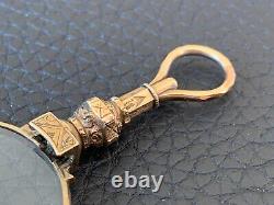 Art Deco Gold Filled Pendant Lorgnette Folding Opera Glasses Spectacles c. 1920's