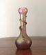 Art Nouveau Rindskopf Iridescent Snake Vase 10 Bohemian Czech Glass Antique