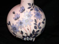 Art glass VASE, opaline glass, peachblow, Bohemian, 14.5t, c1880