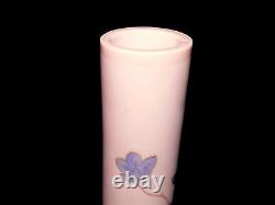 Art glass VASE, opaline glass, peachblow, Bohemian, 14.5t, c1880