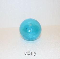 Authentic Late 1800's Victorian Period Antique Blue Glass Witches Ball