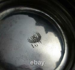 BABCOCK quad silver frame Webb BURMESE art glass jar Victorian PICKLE CASTOR