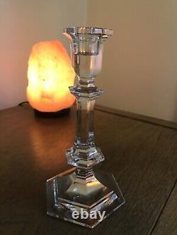 BACCARAT Crystal Candlestick, EXCELLENT