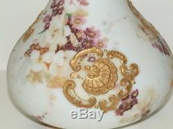 Beautiful Antique Victorian 15 Mt Washington/ Crown Milano Vase With LID