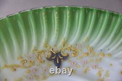 Beautiful Antique Victorian Enameled Case Glass Bowl