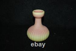 Beautiful Rare Victorian Mt Washington Burmese Art Glass Bud Vase 1880's