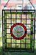 Beautiful Victorian'arts And Crafts' Design Stained Glass Panel With Warbler