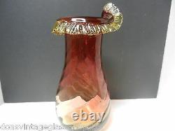 Beautiful Victorian Jack In Pulpit Vase