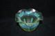 Beautiful Victorian Walsh Iridescent Vaseline Opalescent Flower Vase 1890s
