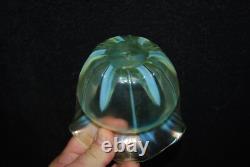 Beautiful Victorian Walsh Iridescent Vaseline Opalescent Flower Vase 1890s Beautiful Victorian Walsh Iridescent Vaseline Opalescent Flower Vase 1890s