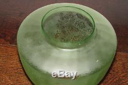 Beautiful antique Arts & crafts Art Nouveau glass Bee Hive large oil lamp shade