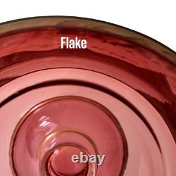 Beidermeier Cranberry Glass Gold Gilt Bowl LARGE Antique Victorian Pedestal Beidermeier Cranberry Glass Gold Gilt Bowl LARGE Antique Victorian Pedestal