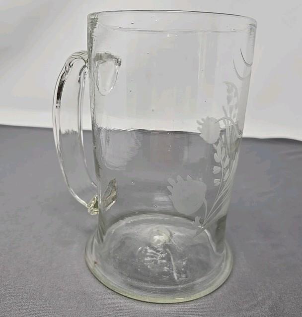 Bohemian Stiegel Style Tankard 19th C. 7