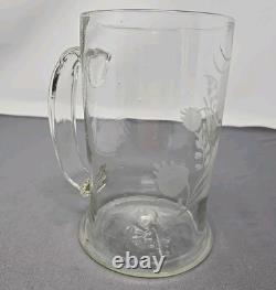 Bohemian Stiegel Style Tankard 19th C. 7 Bohemian Stiegel Style Tankard 19th C. 7
