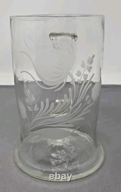 Bohemian Stiegel Style Tankard 19th C. 7 Bohemian Stiegel Style Tankard 19th C. 7
