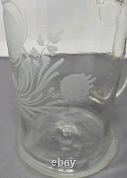 Bohemian Stiegel Style Tankard 19th C. 7 Bohemian Stiegel Style Tankard 19th C. 7