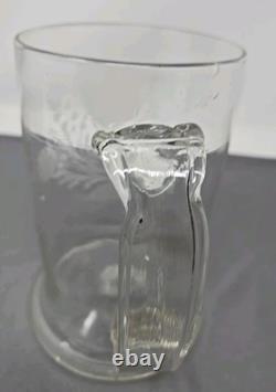 Bohemian Stiegel Style Tankard 19th C. 7 Bohemian Stiegel Style Tankard 19th C. 7