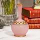 Bohemian Style Victorian Antique Hand Blown Pink Art Glass Vase