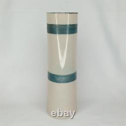 Bristol Glass Vase Opaline Hand Painted Victorian Era Home Decor 9 1/2