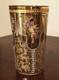 C. 1890 Bohemian Moser Enameled & Gilded Glass Christmas Tumbler Beaker Angels