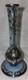 Cambridge Rockwell Hand Blown Glass Etched Vase With Sterling Silver Overlay