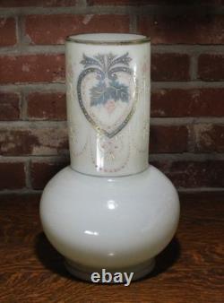 Clambroth Victorian Bohemian Glass Vase w handpainted decoration ca 1890 14 Clambroth Victorian Bohemian Glass Vase w handpainted decoration ca 1890 14