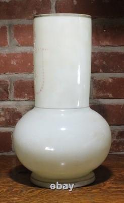 Clambroth Victorian Bohemian Glass Vase w handpainted decoration ca 1890 14 Clambroth Victorian Bohemian Glass Vase w handpainted decoration ca 1890 14