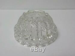 Clarke Fairy Lamp Glass Base, Satin Diamond Quilted Shade, c. 1880's