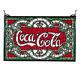 Coca Cola Coke Victorian Stained Glass Window Hanging Stain Glass Sign