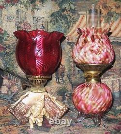 Cruet # 205 Victorian Gorgeous Hand Blown Herringbone Cruet