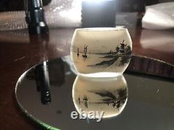 Daum Nancy Art Glass Miniature Vase. Authentic. Circa 1900. Signed On The Bottom