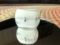 Daum Nancy Art Glass Miniature Vase. Authentic. Circa 1900. Signed On The Bottom