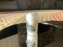 Daum Nancy Art Glass Miniature Vase. Authentic. Circa 1900. Signed On The Bottom